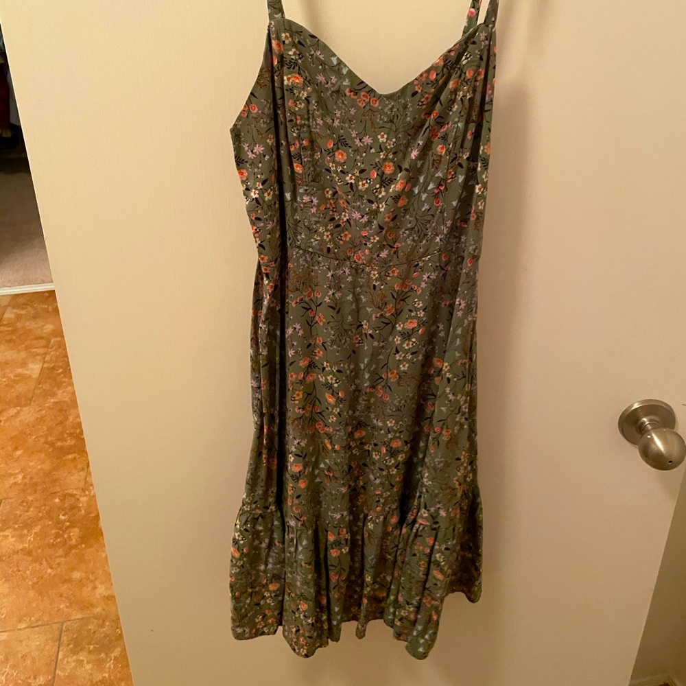 Women’s strapless Dress floral